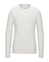 Paolo Pecora Sweaters In Ivory