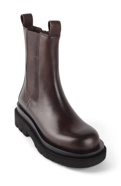 Jeffrey Campbell Tanked Chelsea Boot In Brown