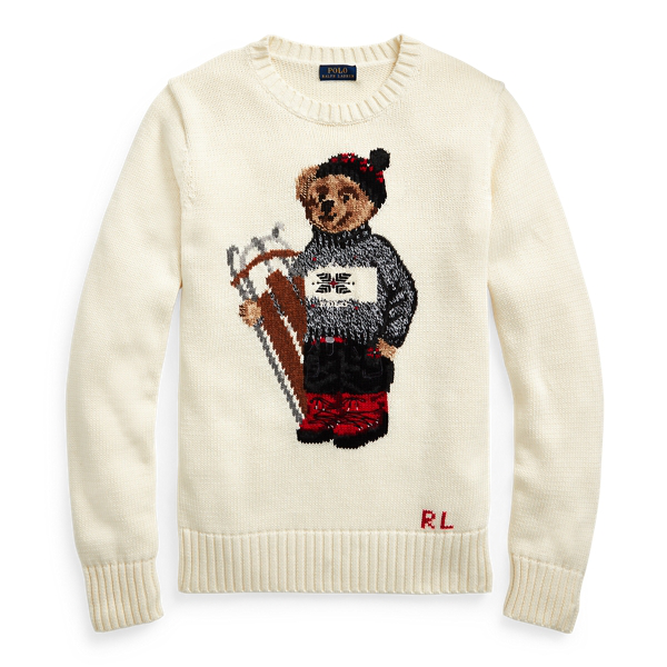 ralph lauren bear sweater sale