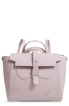 Senreve Maestra Pebbled Leather Satchel In Lavender