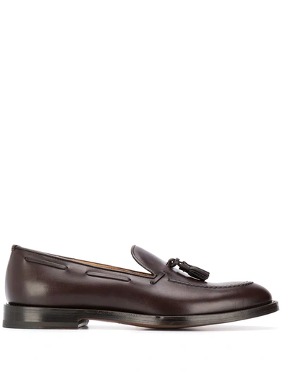 Scarosso William Tassel Loafers In Brown