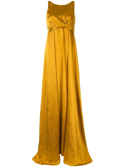 Andrea Iyamah Savana Evening Dress In Gold