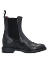 Santoni Ankle Boots In Black