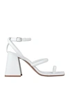 Maison Margiela Toe Strap Sandals In White