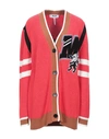Msgm Cardigans In Red