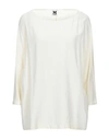 M Missoni Blouses In Ivory