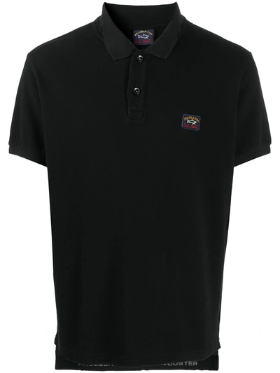 Paul & Shark Nick Wooster Polo Shirt In Black