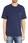 Patagonia Line Ridge Logo Responsibili-tee Regular Fit T-shirt In Classic Navy