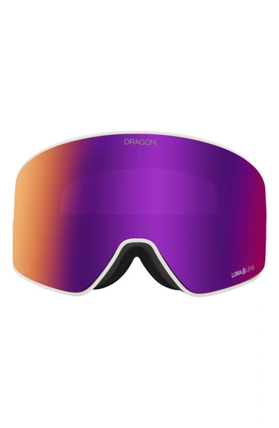 Dragon Pxv2 62mm Snow Goggles With Bonus Lens In Merlot/ Purple Ion/ Light Rose