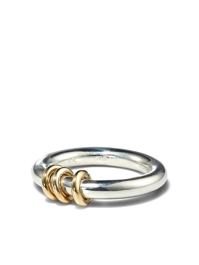 Spinelli Kilcollin 18k Yellow Gold And Sterling Silver Kane Linked Ring