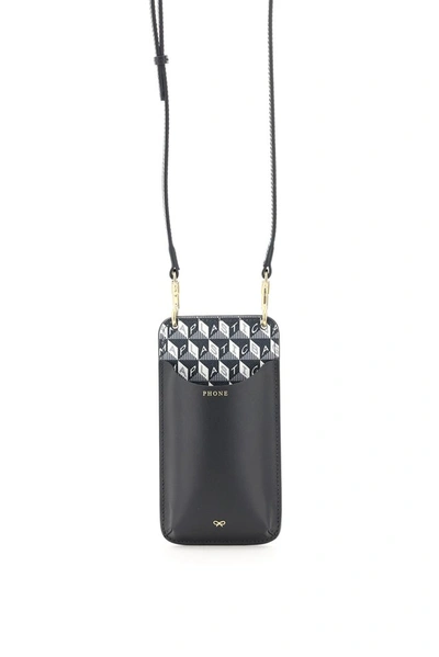 Anya Hindmarch Phone Pouch I Am A Plastic Bag In Multi