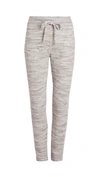 Beyond Yoga Living Easy Thermal Knit Sweatpants In Cream Heather