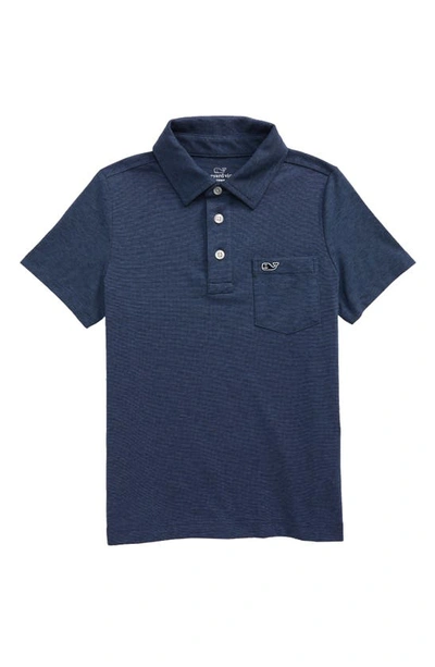 Vineyard Vines Edgartown Polo In Moonshine