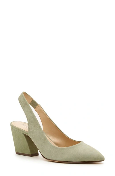 Botkier Shayla Suede Slingback Pump In Olive Suede