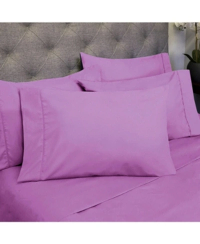 Sweet Home Collection Full 6-pc Sheet Set Bedding In Plum