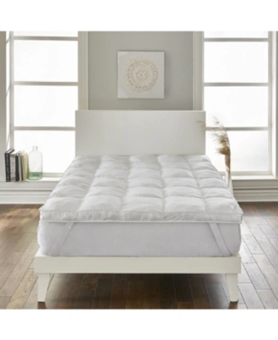 Rio Home Fashions Loftworks Super-loft 3" Down Alternative Mattress Topper/fiber Bed With Anchor Bands In White