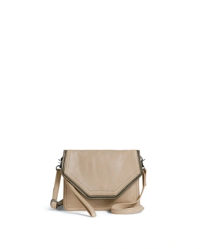 Day & Mood Halo Leather Multi Crossbody Wallet In Almond