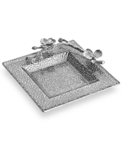 Michael Aram White Orchid Snack Dish In Silver