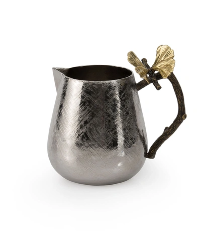 Michael Aram Butterfly Ginkgo Stainless Steel & Brass Creamer In Silver