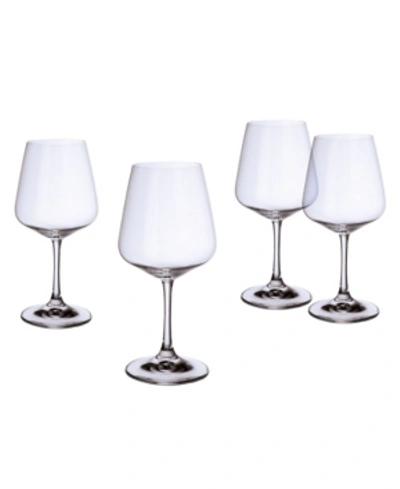 Villeroy & Boch Ovid Red Wine Glass, Set Of 4 In Clear