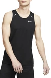 Nike Men's Rise 365 Running Tank Top In Black