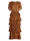 Rhode Women's Serena Cheetah Print Dress