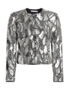 Alice And Olivia Women's Kidman Embellished Sequin Jacket In Silver