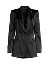 Elie Tahari Women's Madison Satin Jacket In Black