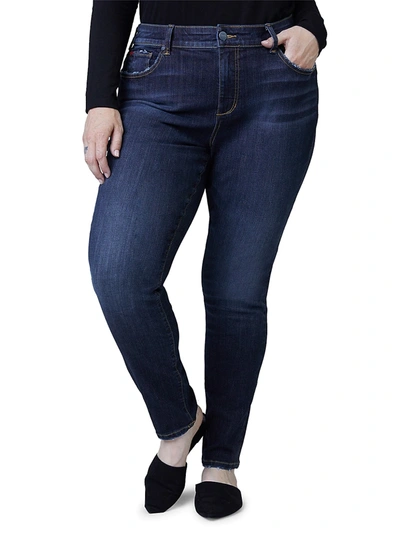 Slink Jeans, Plus Size High-rise Jeggings In Sabella