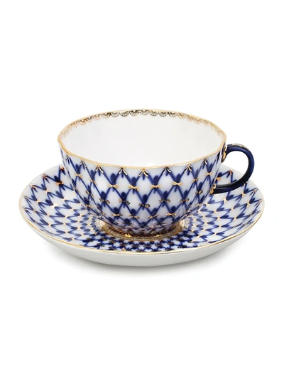 Imperial Porcelain Two-piece Tulip Porcelain Teacup & Saucer Set