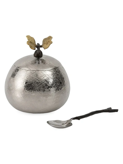 Michael Aram Butterfly Gingko Lidded Pot & Spoon