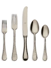 Mepra Epoque 5-piece Stainless Steel Place Setting Set In Champagne