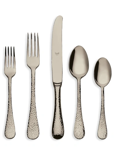 Mepra Epoque 5-piece Stainless Steel Place Setting Set In Champagne