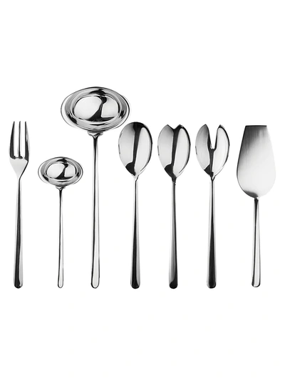 Mepra Linea 7-piece Serving Set In Stainless Steel