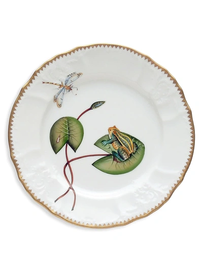 Anna Weatherly Waterlily Frog On A Lily Pad Plate