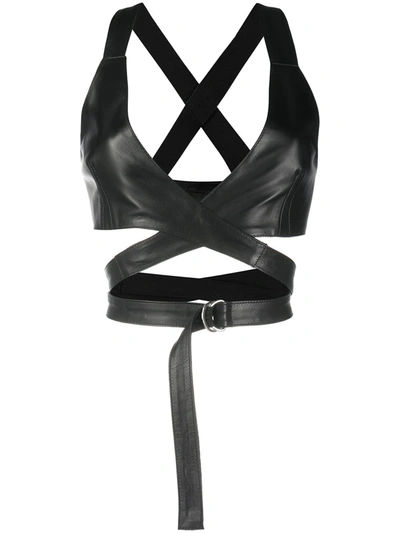 Manokhi Megan Bustier Top In Black