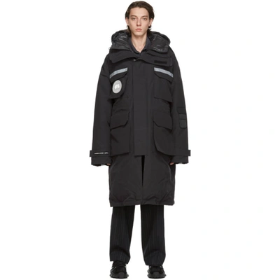 Juunj Navy Canada Goose Edition Down Resolute Parka In 67 Navy