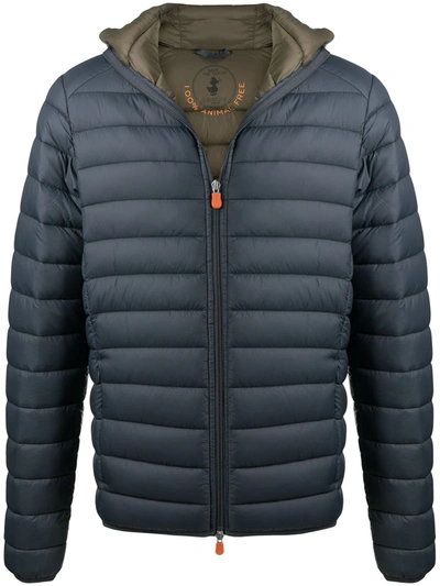Save The Duck Lightweight Padded Jacket In Blue
