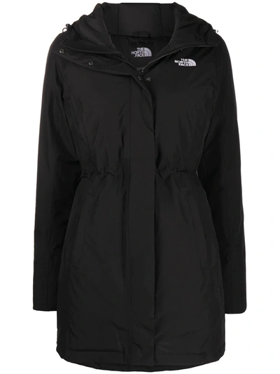 The North Face Brooklyn Down Parka Coat In Black