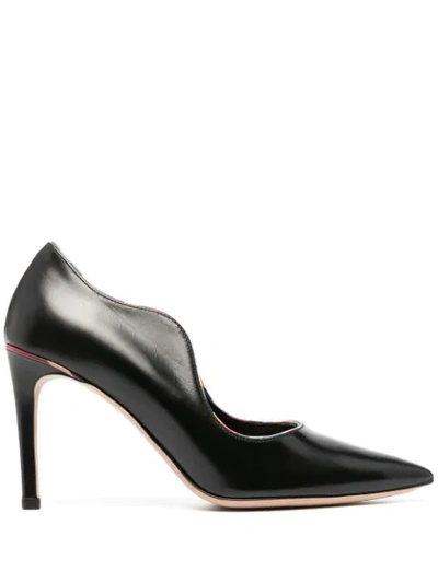 Paul Smith Wave Edge Pumps In Black