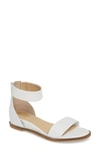 Seychelles Ankle Strap Sandal In White Leather