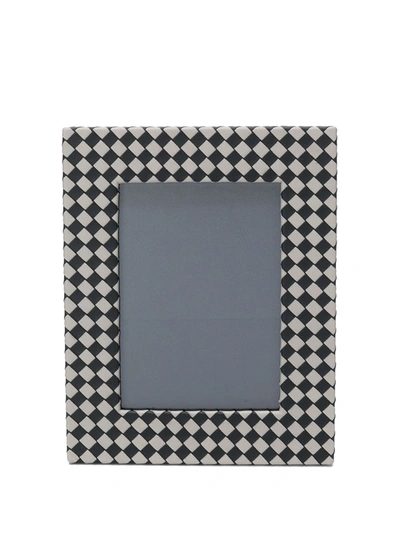 Bottega Veneta Small Photo Frame In Grey