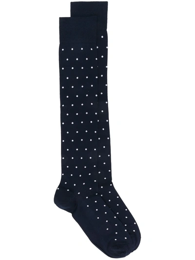 Marcoliani Knee-length Socks In Blue