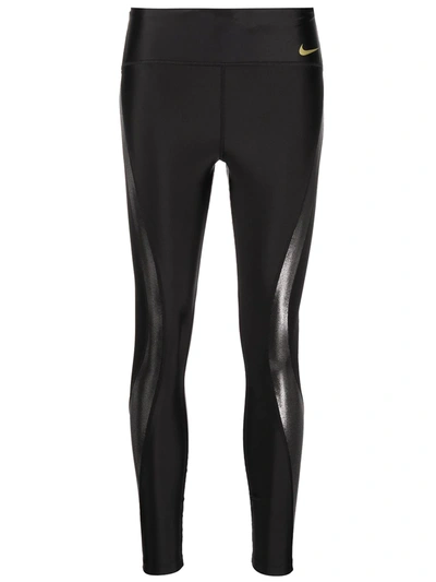 Nike Icon Clash Speed 7/8 Running Leggings In Black