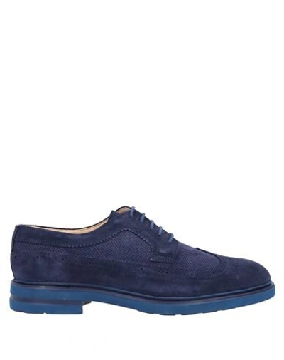 Docksteps Lace-up Shoes In Dark Blue