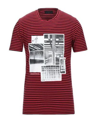 Diesel Black Gold T-shirts In Red