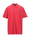 Napapijri Polo Shirts In Red