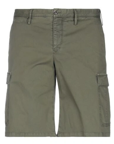 Pt Torino Shorts & Bermuda Shorts In Military Green