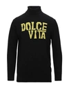 Mc2 Saint Barth Turtlenecks In Black
