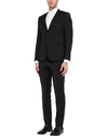 Grey Daniele Alessandrini Suits In Black